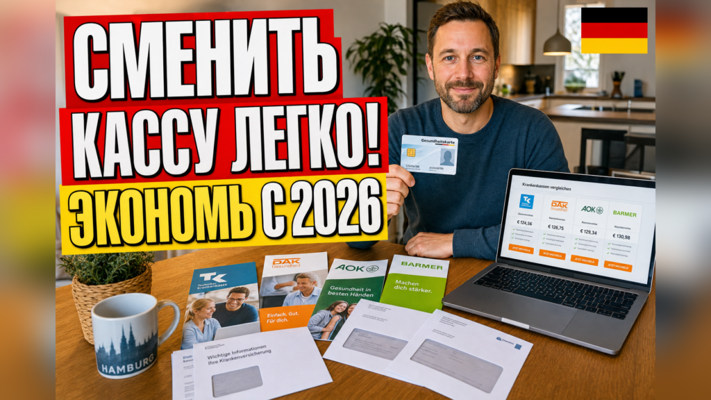 Как выбрать и сменить больничную кассу (Krankenkasse) в Германии