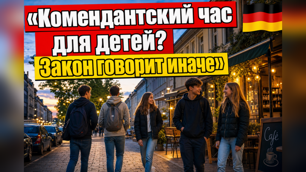 Комендантский час для детей в Германии: миф или факт?