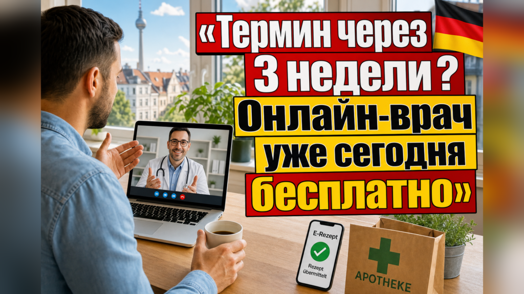 Онлайн-врач в Германии: как попасть без термина?