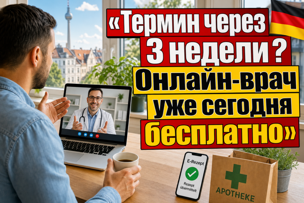 Онлайн-врач в Германии: как попасть без термина?