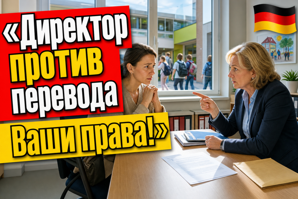 Директор блокирует перевод в Realschule: что делать?