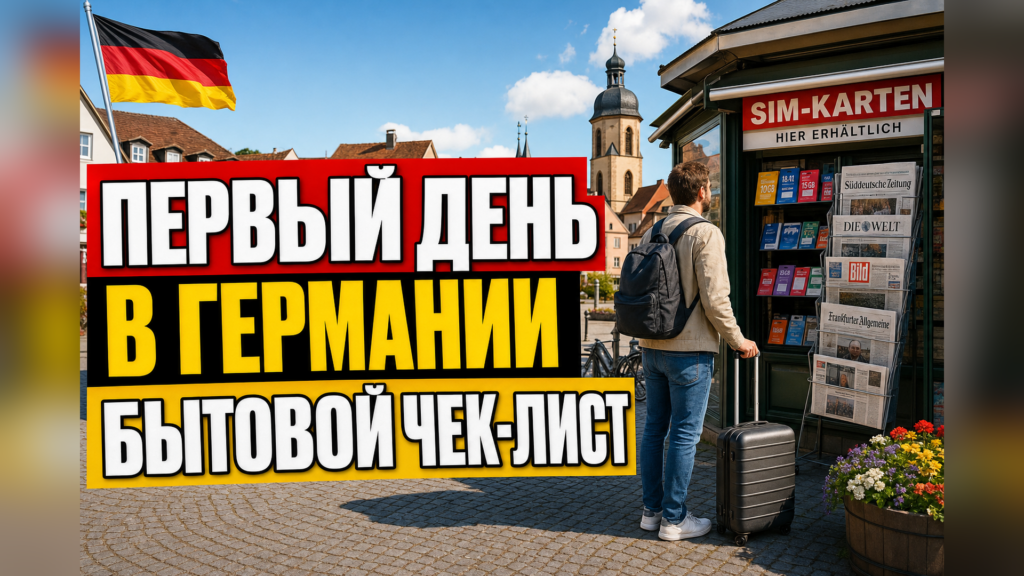 Первый день в Германии: с чего начать?