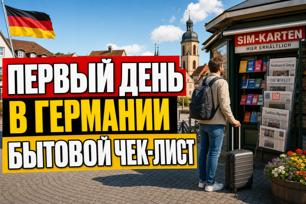 Первый день в Германии: с чего начать?
