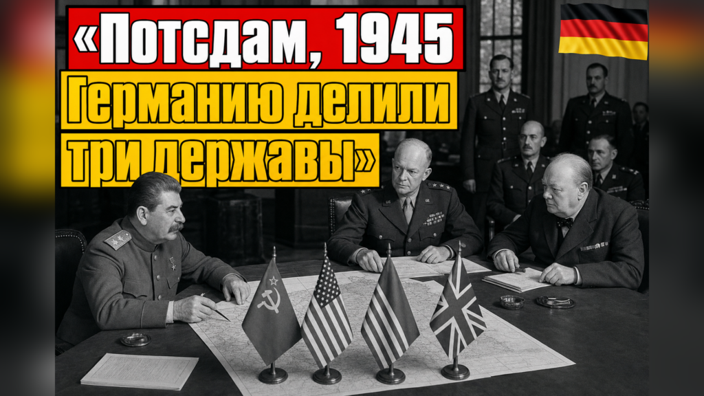 Как в Потсдаме в 1945 году решили разделить Германию?