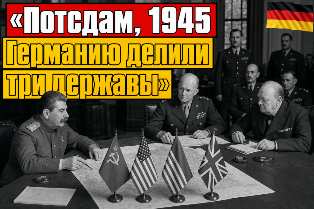 Как в Потсдаме в 1945 году решили разделить Германию?