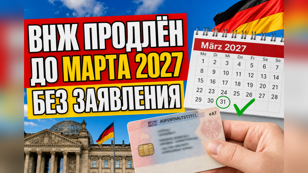 Продление ВНЖ для украинцев (§24) до 2027: нужно ли что-то делать?
