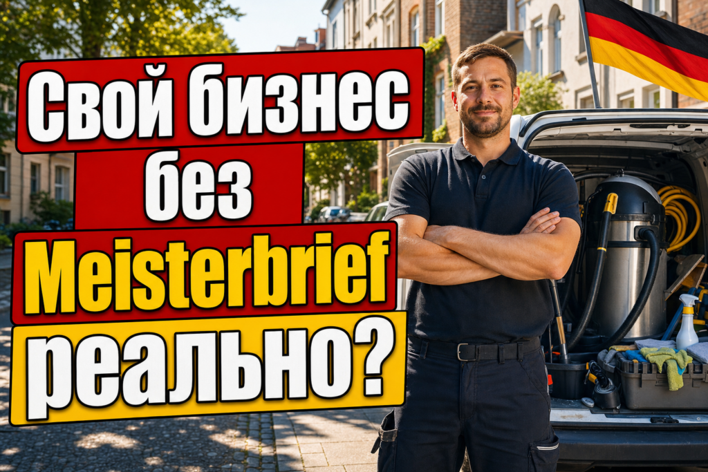 Какие профессии в Германии не требуют Meisterbrief?