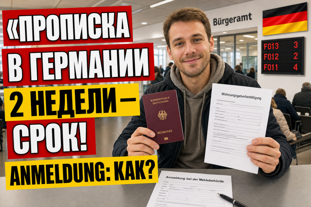 Прописка в Германии (Anmeldung): как и в какой срок сделать