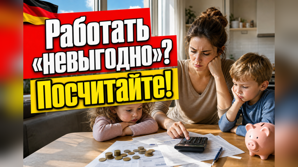 Работать невыгодно на Bürgergeld? Не спешите