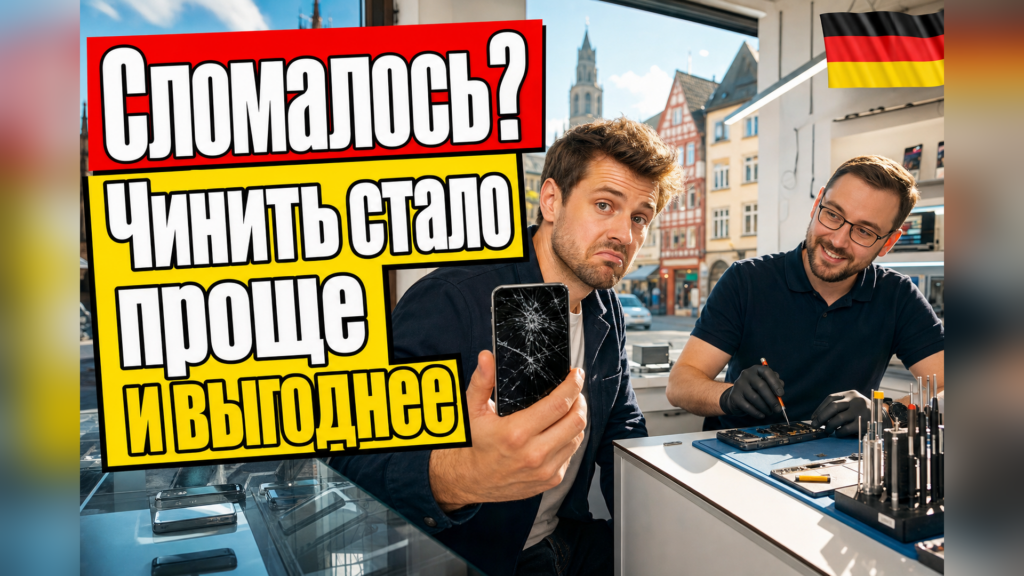 Право на ремонт в Германии: что изменит Recht auf Reparatur?
