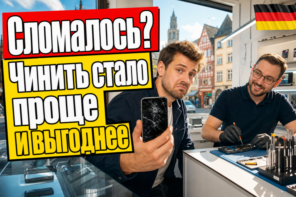 Право на ремонт в Германии: что изменит Recht auf Reparatur?