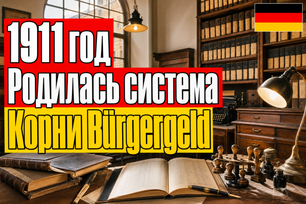 Откуда взялась немецкая система страхования и Bürgergeld?