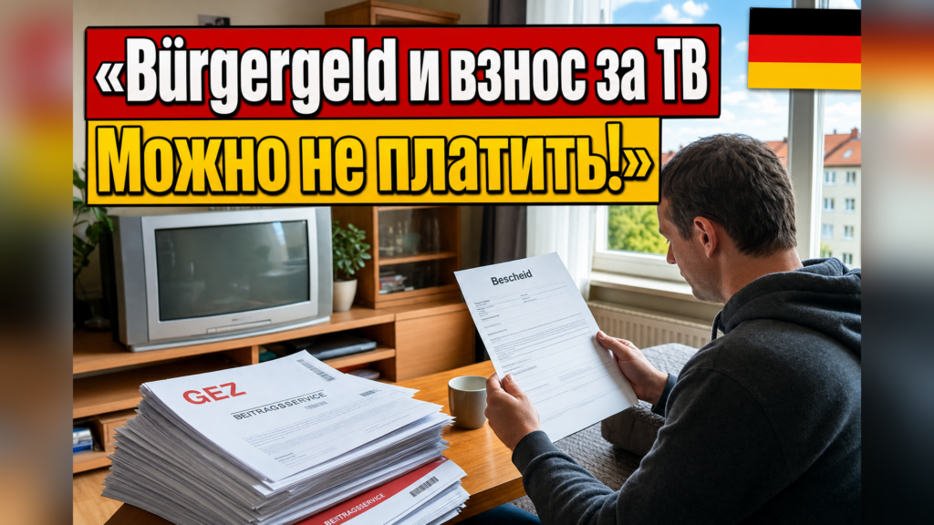 Как не платить за телевидение на Bürgergeld?