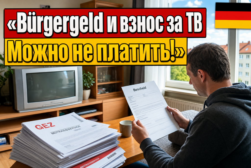 Как не платить за телевидение на Bürgergeld?