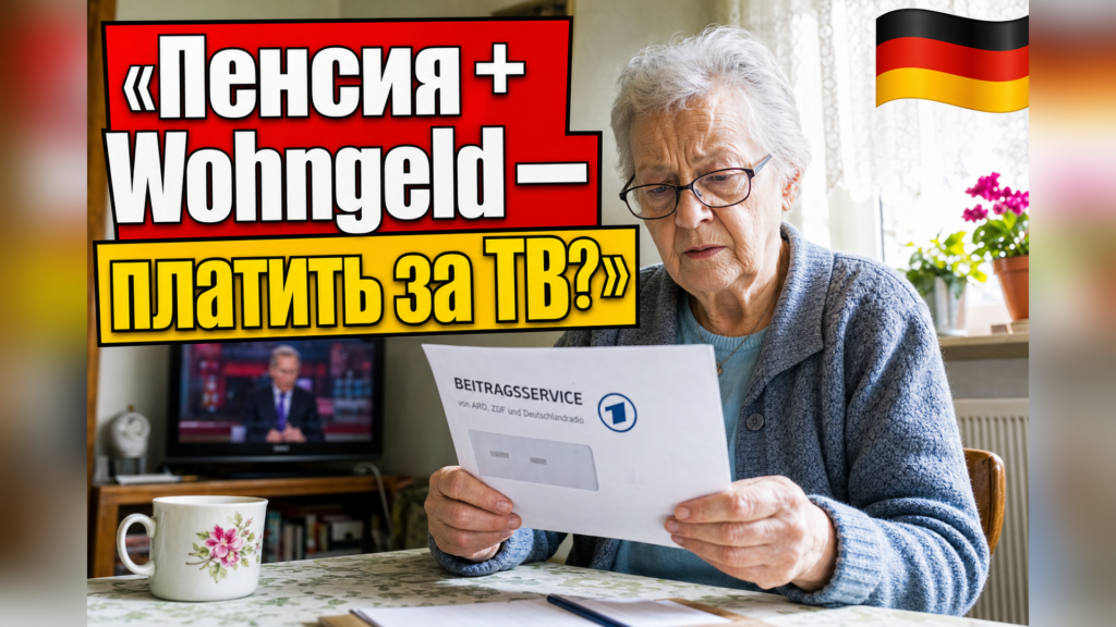 Rundfunkbeitrag и Wohngeld: можно ли не платить за ТВ?