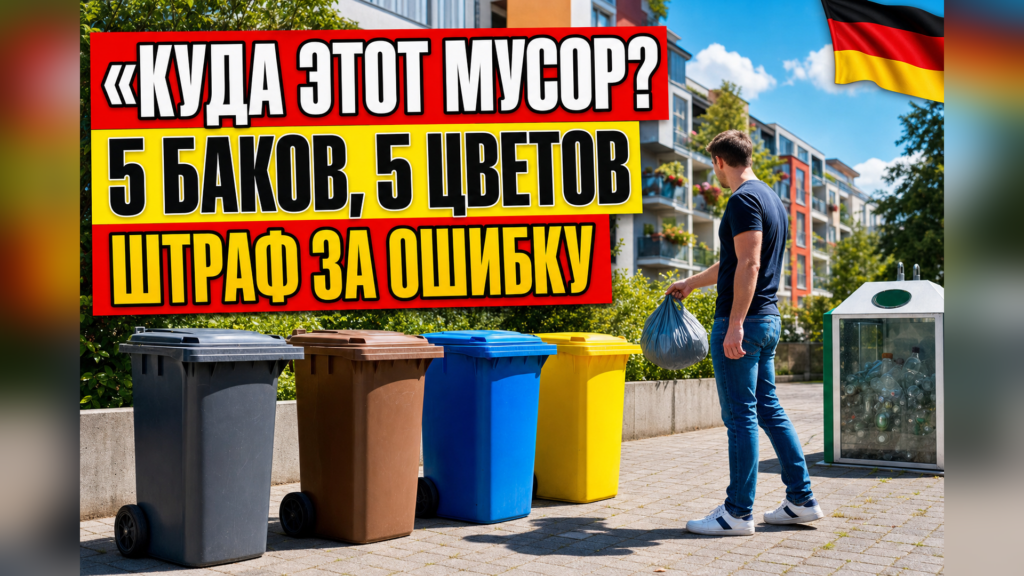 Сортировка мусора в Германии: какой штраф грозит за ошибку?
