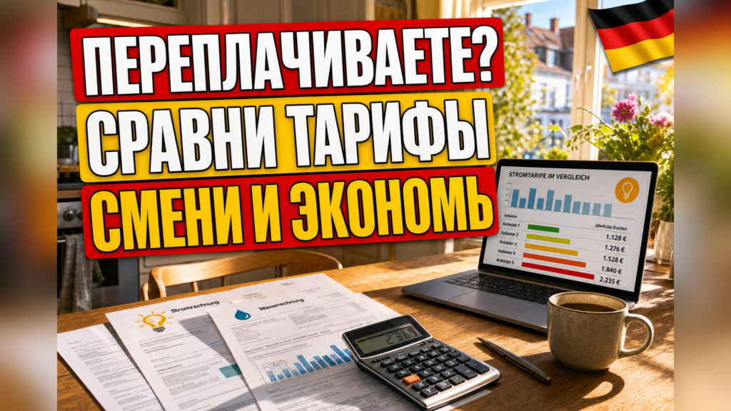 Как сравнить тарифы в Германии и сменить поставщика?