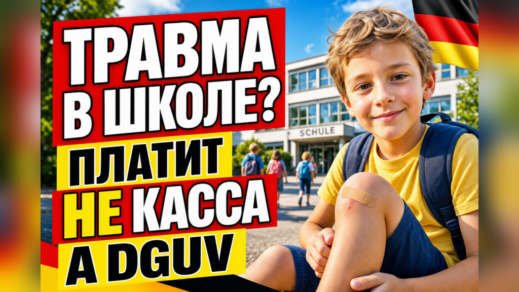 Ребёнок получил травму в школе в Германии: кто платит?