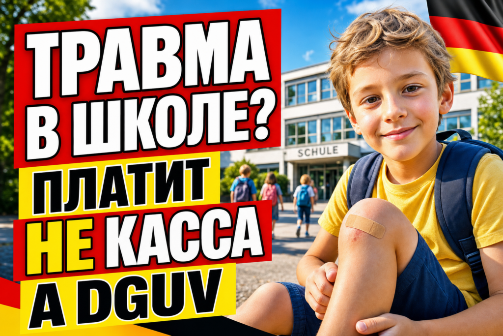 Ребёнок получил травму в школе в Германии: кто платит?