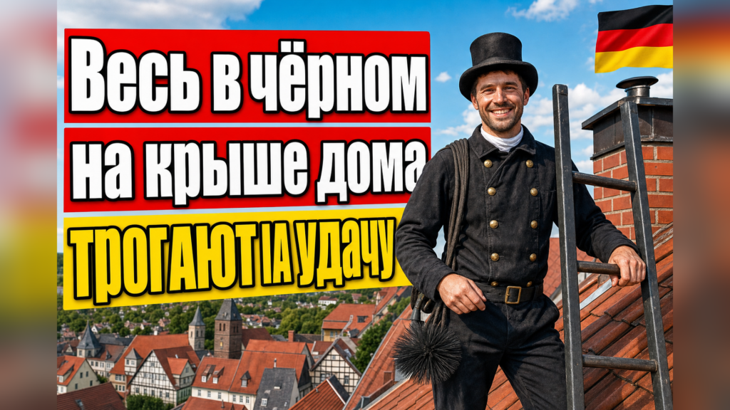 Почему немцы трогают трубочиста на удачу?