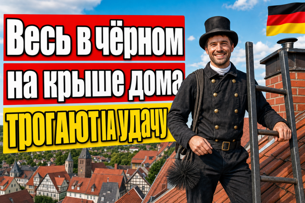 Почему немцы трогают трубочиста на удачу?