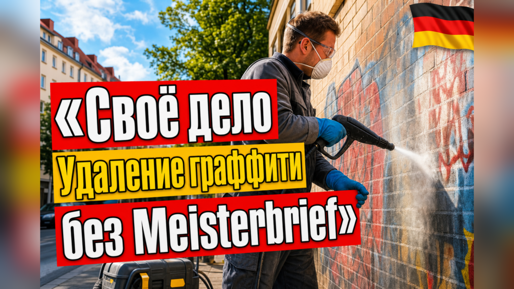 Бизнес по удалению граффити в Германии: что нужно?