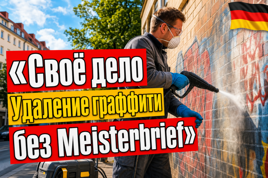 Бизнес по удалению граффити в Германии: что нужно?