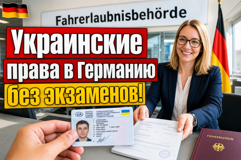 Украинские права в Германии: обмен без экзаменов — что решил Bundesrat?