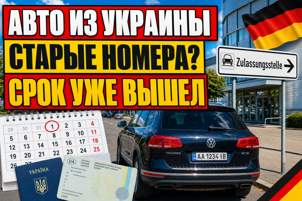 Авто из Украины в Германии: до каких пор ездить на своих номерах?
