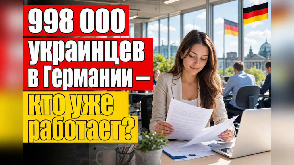 Украинцы в Германии: сколько уже работает в 2026 году?