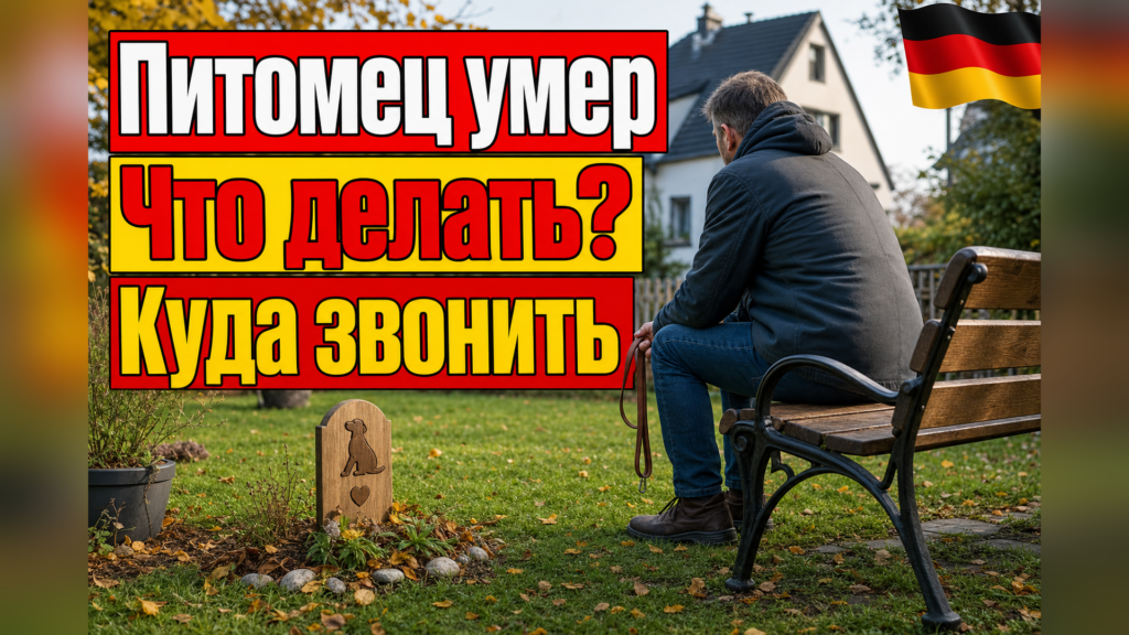 Умерла собака или кошка в Германии: что делать?