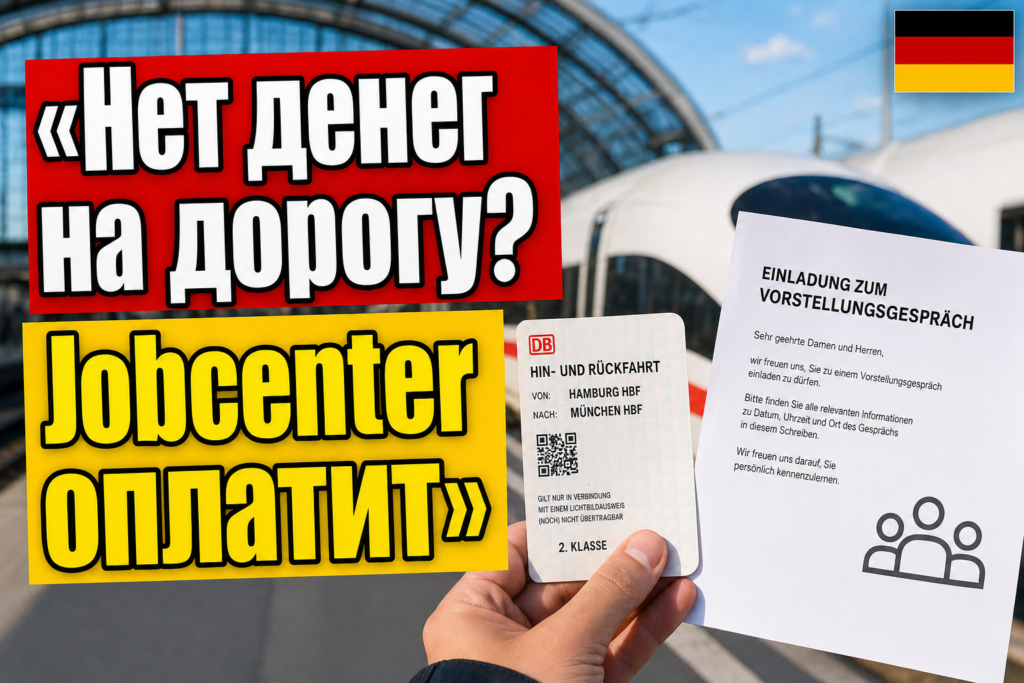 Оплатит ли Jobcenter дорогу на собеседование?