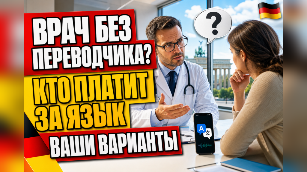 Врач не говорит по-русски, а вы - не по-немецки: что делать?