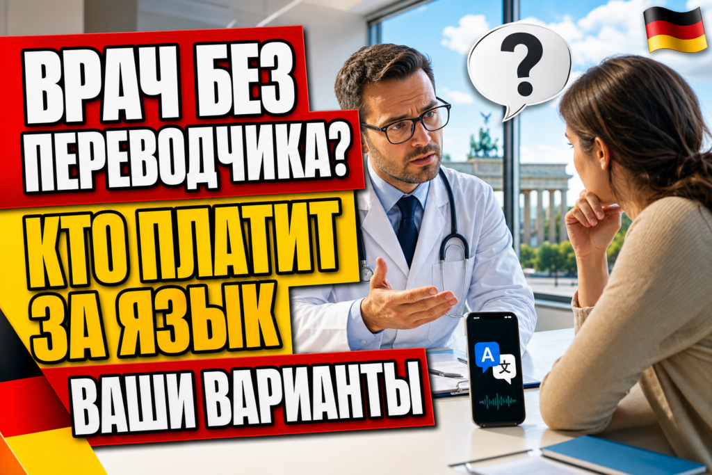 Врач не говорит по-русски, а вы - не по-немецки: что делать?