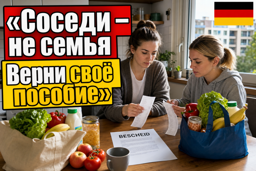 Jobcenter записал соседей как семью: как это оспорить?