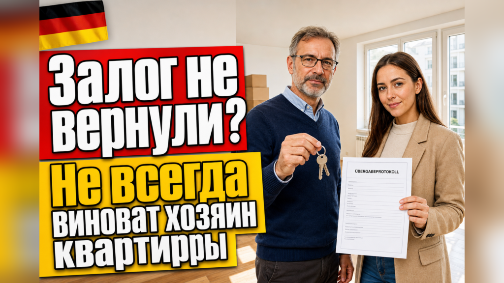 Когда Jobcenter... нет — когда хозяин обязан вернуть залог за квартиру?