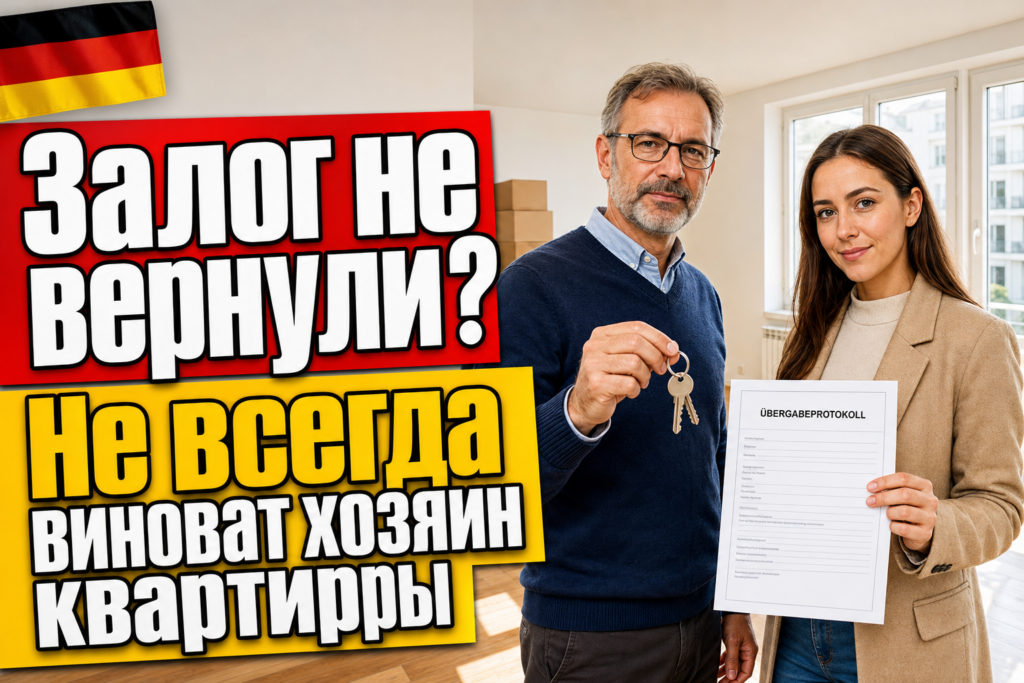Когда Jobcenter... нет — когда хозяин обязан вернуть залог за квартиру?