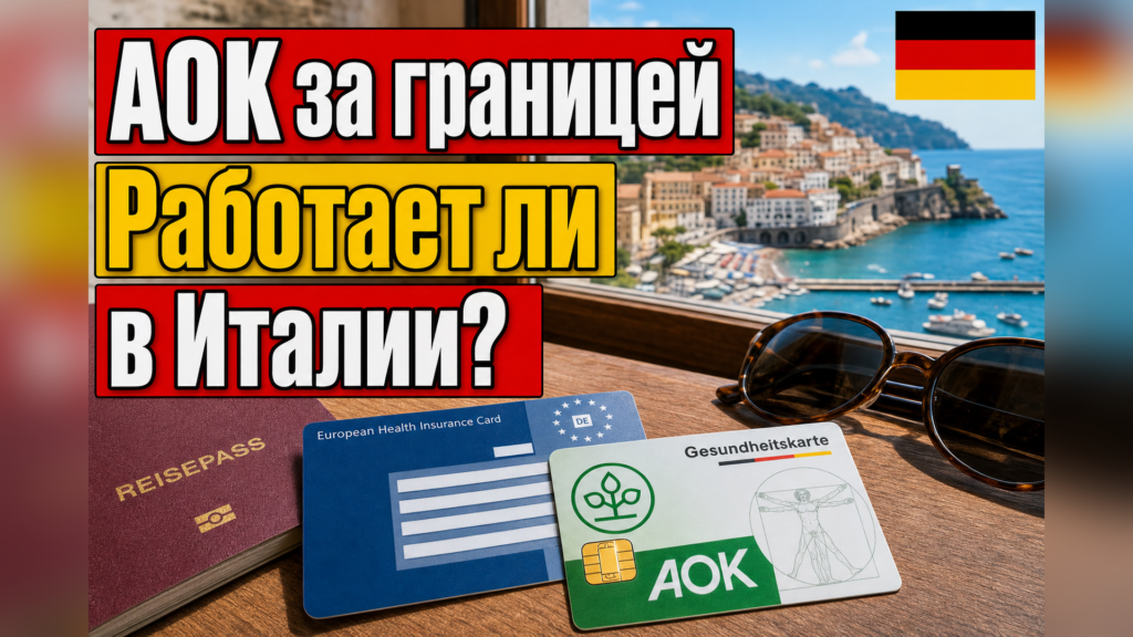 Работает ли AOK за границей: EHIC в Италии и ЕС