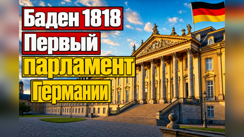 Как Баден в 1818 году придумал немецкий парламент?