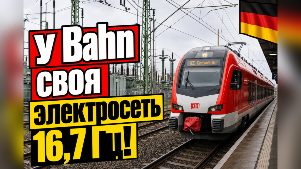 Почему у Deutsche Bahn своя электросеть 16,7 Гц?