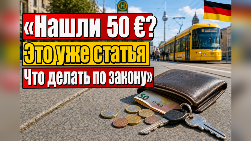 Нашли вещь на улице в Германии: что делать по закону?
