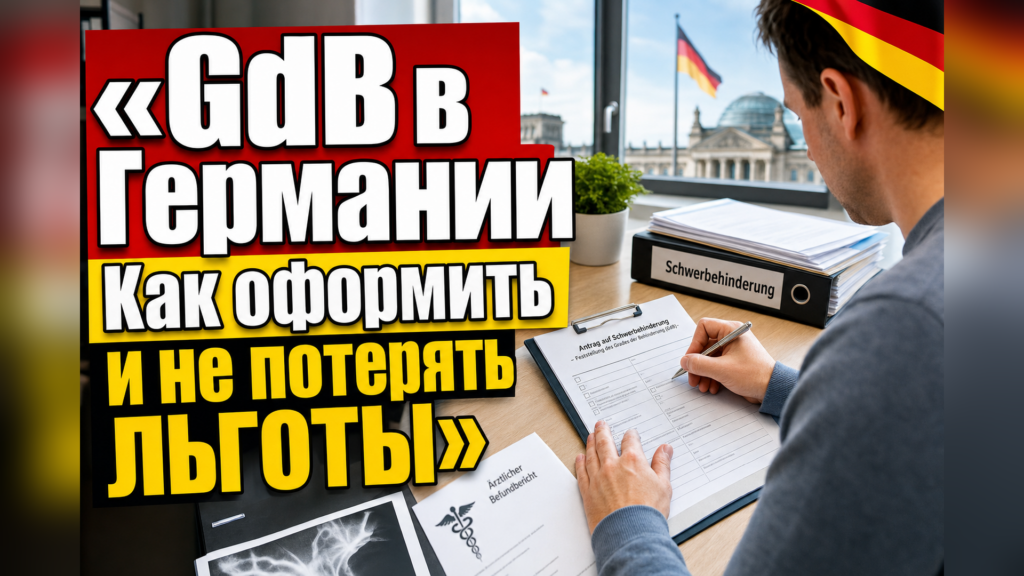 Как оформить GdB (степень инвалидности) в Германии?