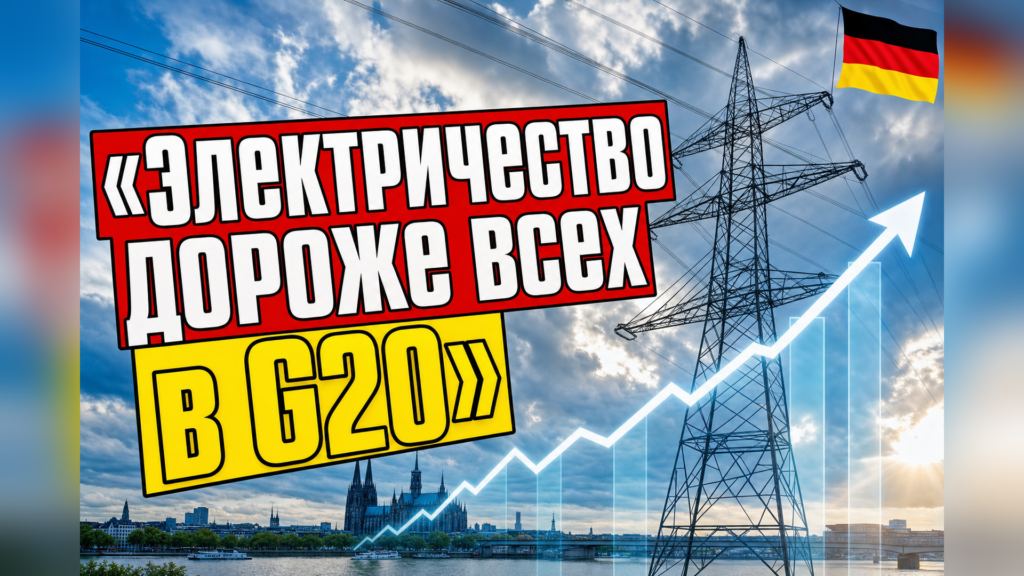 Германия - лидер по ценам на электричество среди стран G20