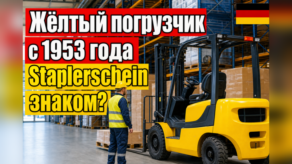 Кто делает жёлтые погрузчики на складах Германии?