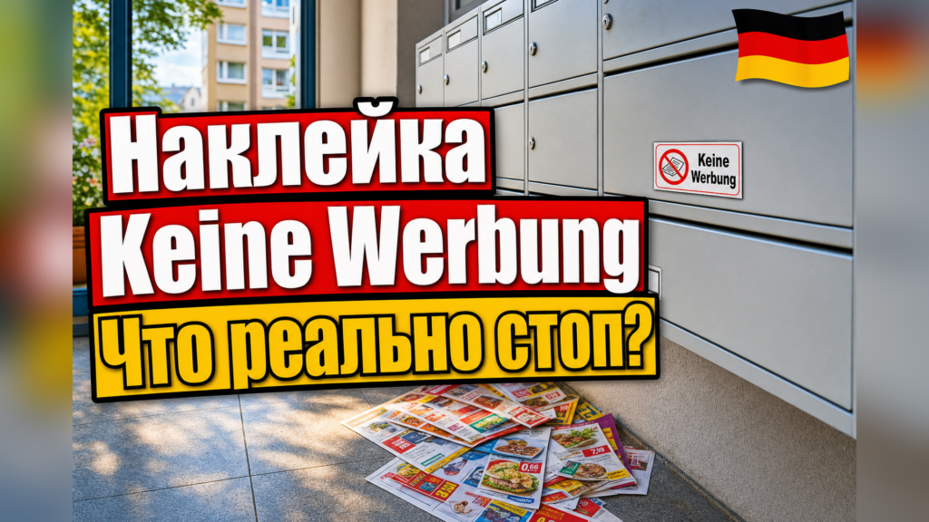 Работает ли наклейка Keine Werbung на ящике?