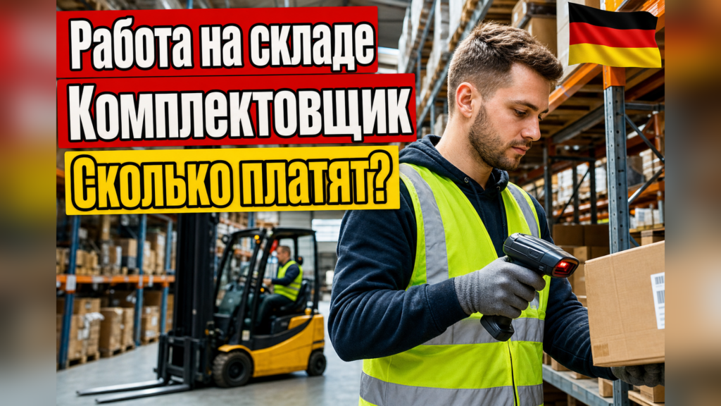 Комплектовщик на складе в Германии: сколько платят?