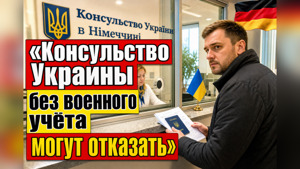 Консульства Украины: без военного учёта могут отказать