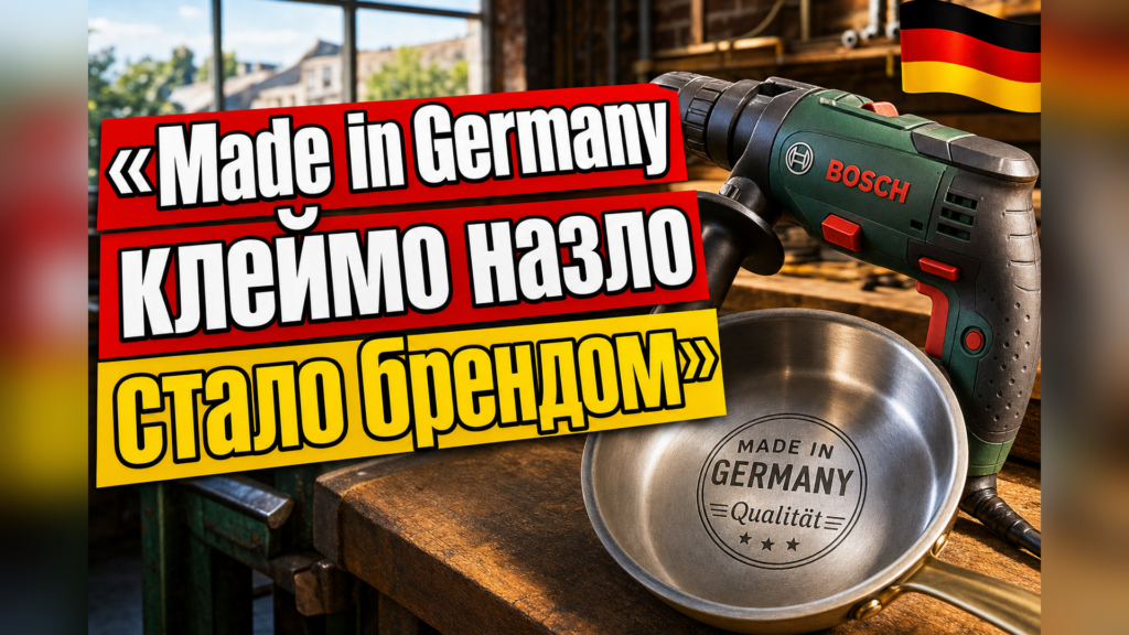 Made in Germany: как клеймо-оскорбление стало знаком качества