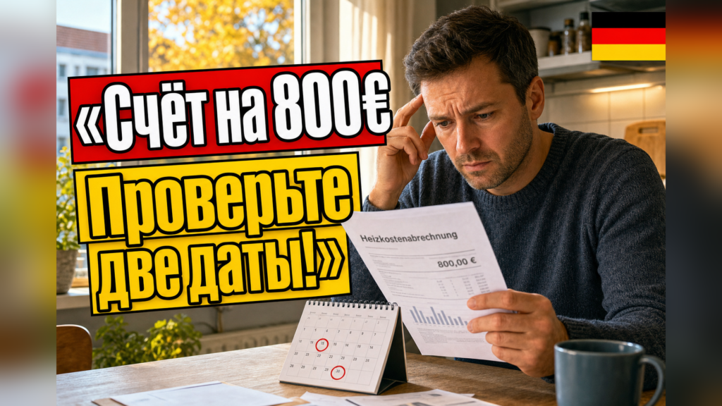 Nebenkosten: счёт на доплату — сроки и ошибки