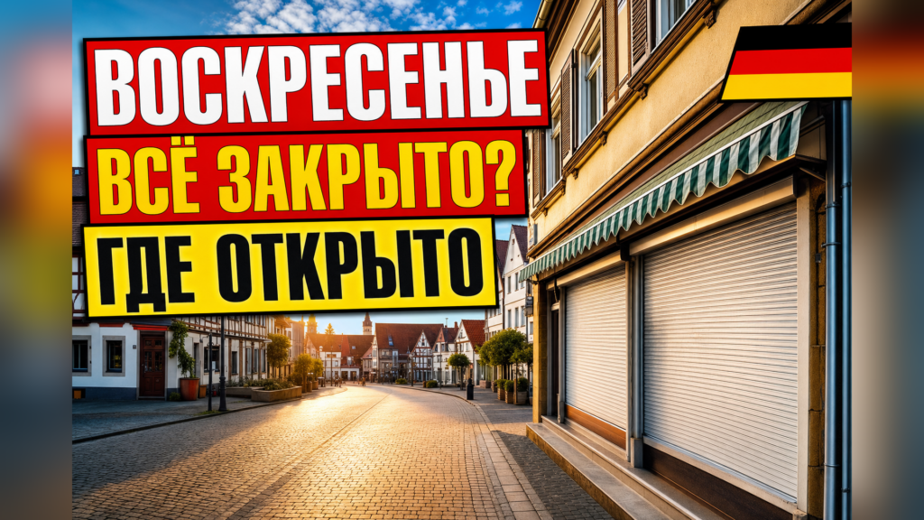 Почему в Германии закрыто по воскресеньям?